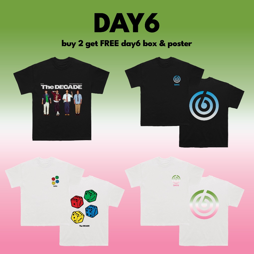 DAY6 The Decade Oversize Shirt Concert สินค้าโดย Undercroft
