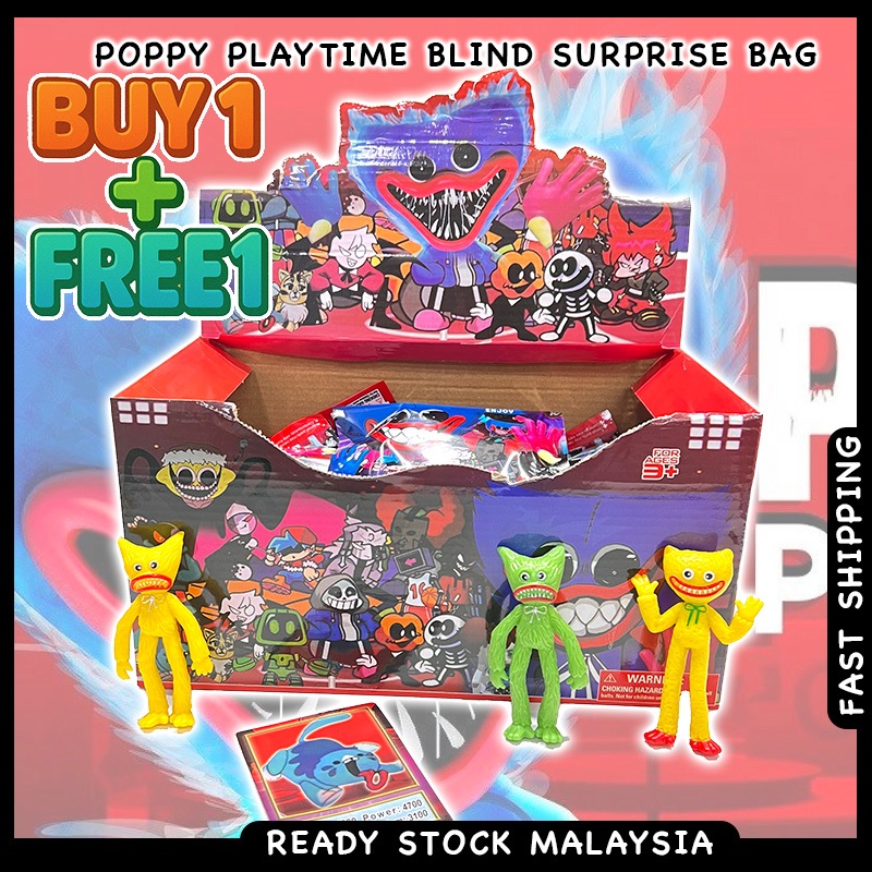 [ซื้อ 1 ฟรี 1] Poppy Playtime Action Figure ของเล่น Blind Surprise กระเป๋าตุ๊กตาคอลเลกชันของเล่นสําหรับเด็กผู้หญิงเด็ก Patung