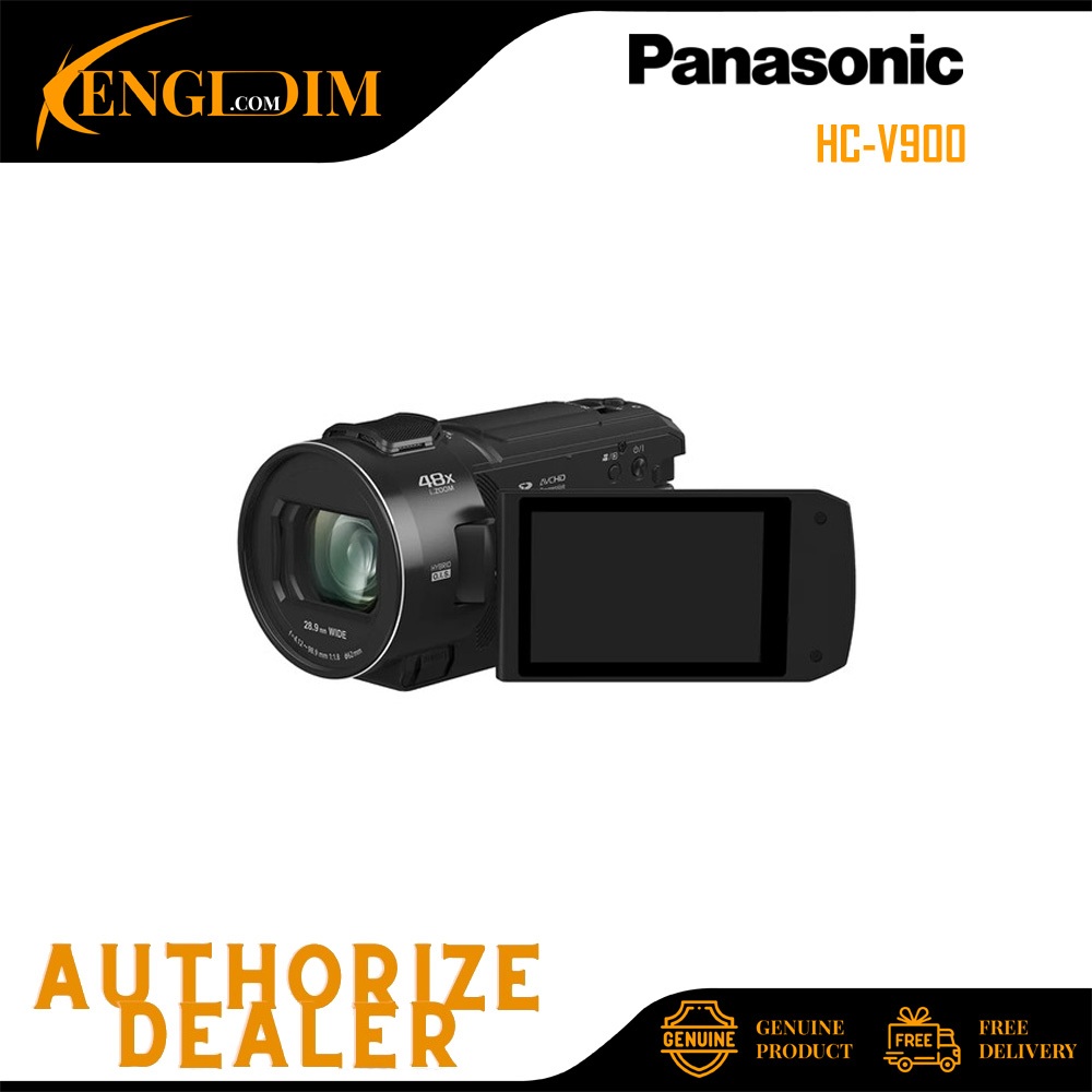 Panasonic HC-V900 | กล้องวิดีโอ V900 HD พร้อมซูม 24 เท่า