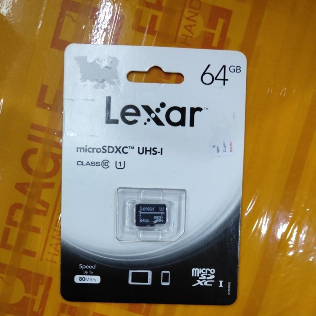 NS LEXAR MICRO SD CARD 64GB ใหม่และซีเมนต์