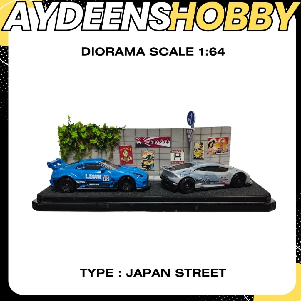 DIORAMA JDM JAPAN STREET 1/64