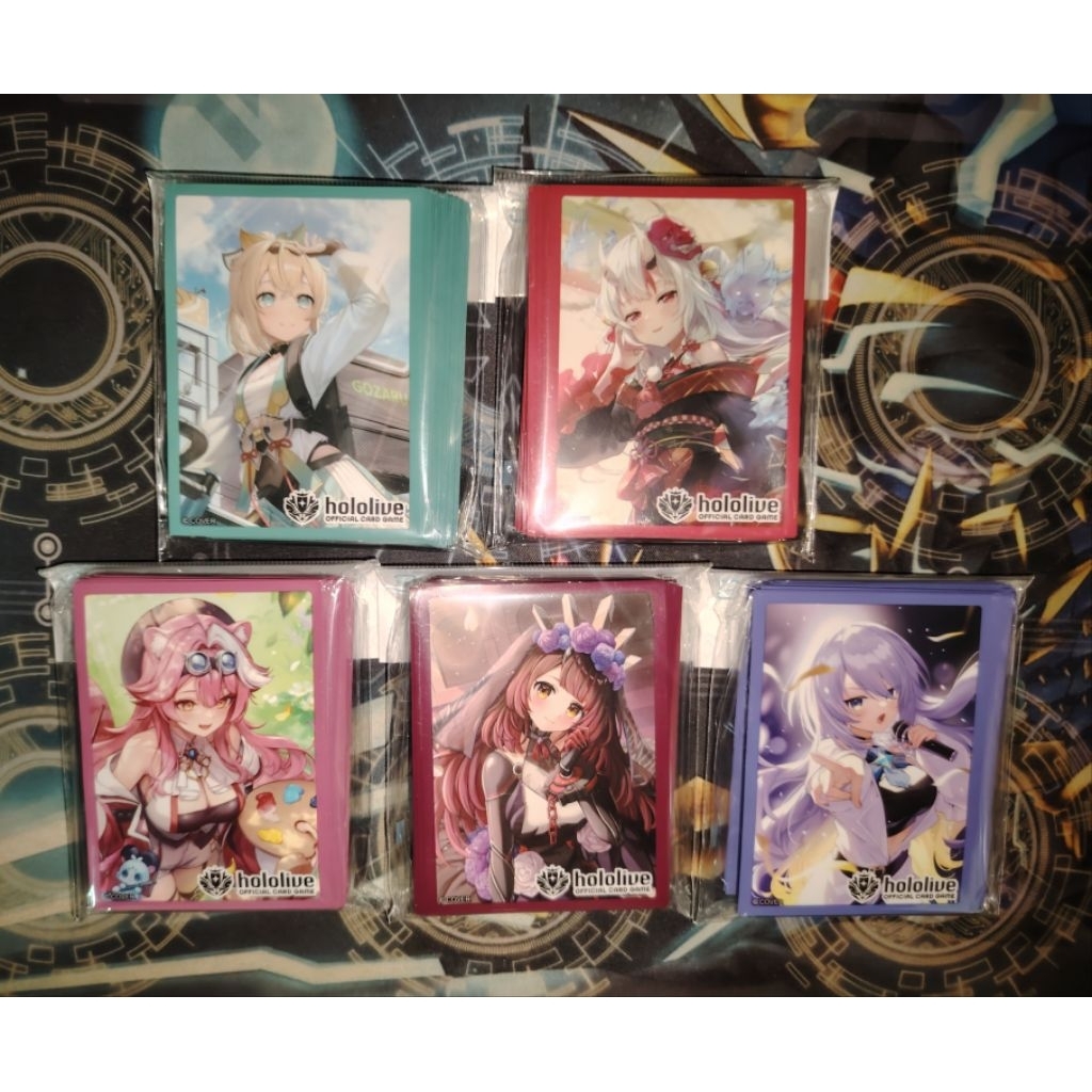 [อุปทาน TCG][Deck Box][Sleeve] Hololive OCG Cover Collection (Raora, Robocosan, Moona, Ayame, Iroha)