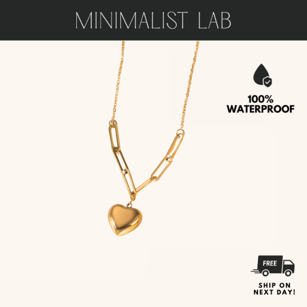 MINIMALIST LAB Titanium Forever Yours Mixed Chain Necklace Kalung Rantai Campuran Forever Yours Tita