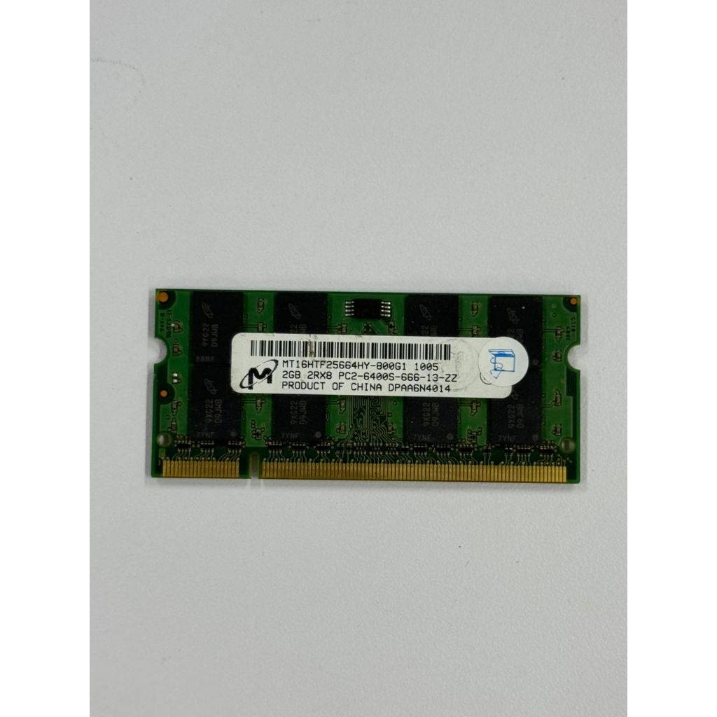 ไมครอน MT16HTF25664HY-800G1 2GB RAM DDR2 PC2-6400S-666-13-ZZ