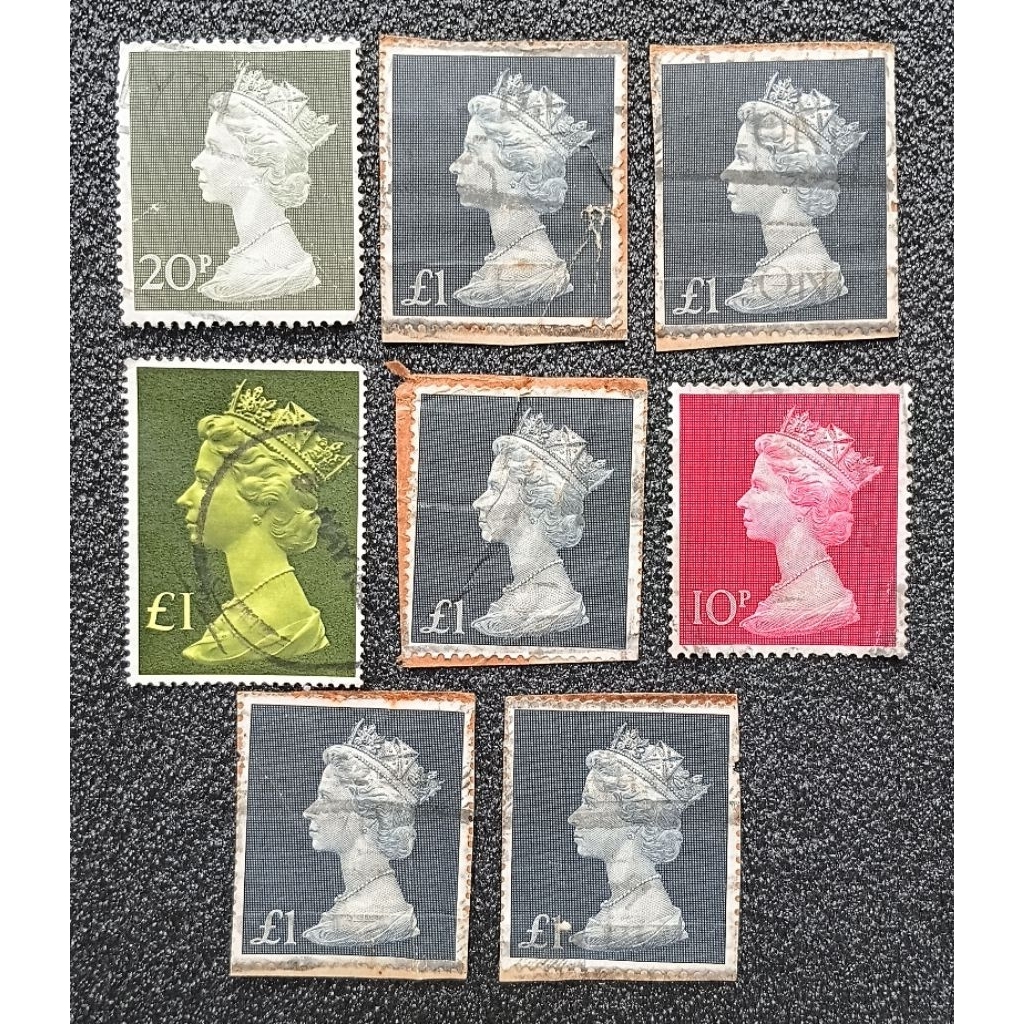 แสตมป์มือสอง / Queen Elizabeth UK