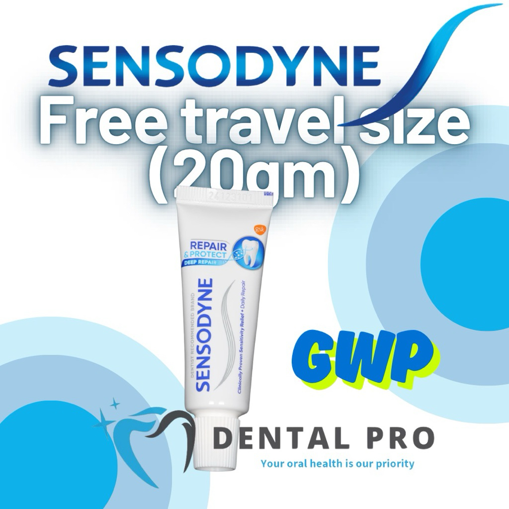 ยาสีฟัน Sensodyne ขนาดเดินทาง เล็ก 20gm