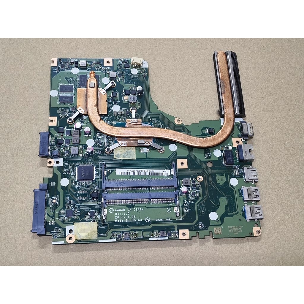 Acer aspire E14 E5-473 G เมนบอร์ด Intel Core i5-5200U 5th NVIDIA GeForce 920m ฮีทซิงค์ A4WAB LA-C341
