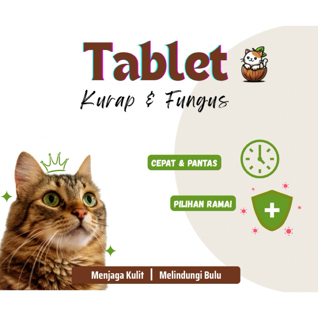CocoCat – เม็ดแมว/สุนัข (ผมร่วงและผิวแพ้ง่าย)