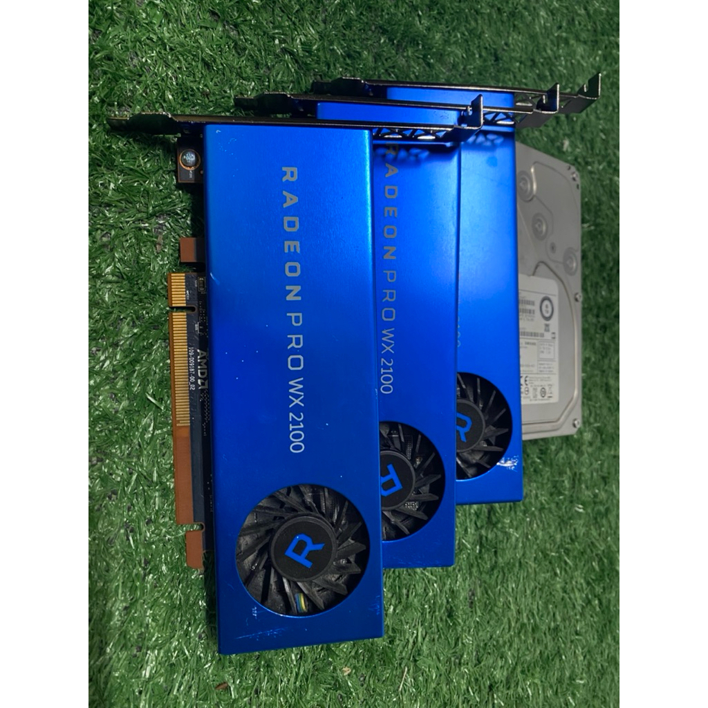 AMD Radeon Pro WX 2100 2GB GDDR5 กราฟิกการ์ดเวิร์กสเตชันโปรไฟล์มาตรฐาน