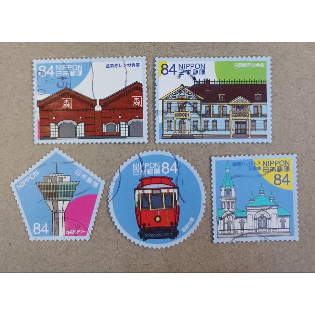 [J174] แสตมป์มือสองจาก Nippon Japan
