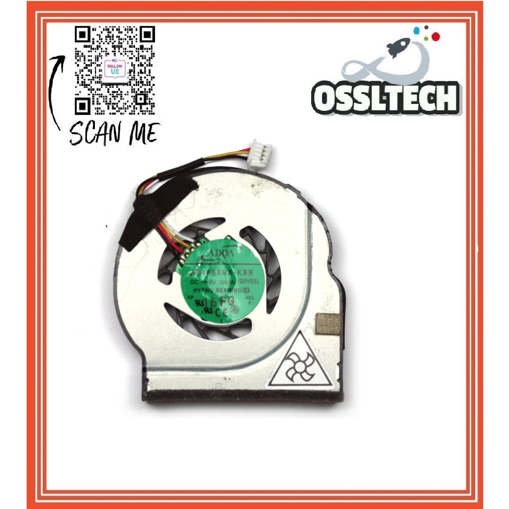 พัดลมระบายความร้อน CPU สําหรับ Acer Aspire One 722 522h 522 P/N AT0I2002AG0