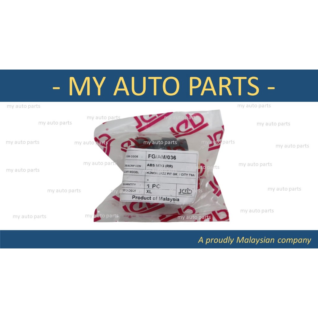 (JEB) HONDA CITY T9A 2014-2016 JAZZ T5A, HRV T7A2015-2016, CITY T00 2020-2021 REAR ABSORBER MOUNTING
