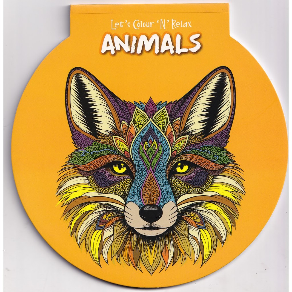 LETS COLOUR N RELAX ANIMALS - สีส้ม