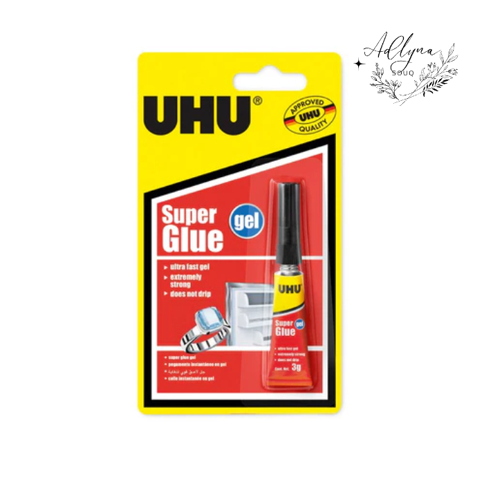 UHU กาวซุปเปอร์ 3gm/ กาวซุปเปอร์ UHU BC