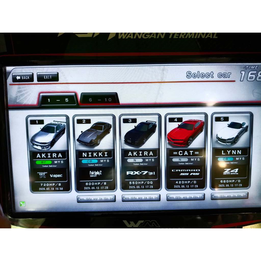 =A30= Wangan Midnight 6RR Car Data- (R33) รวมข้อมูลเต็ม+ใช้การ์ด Banapassport x1