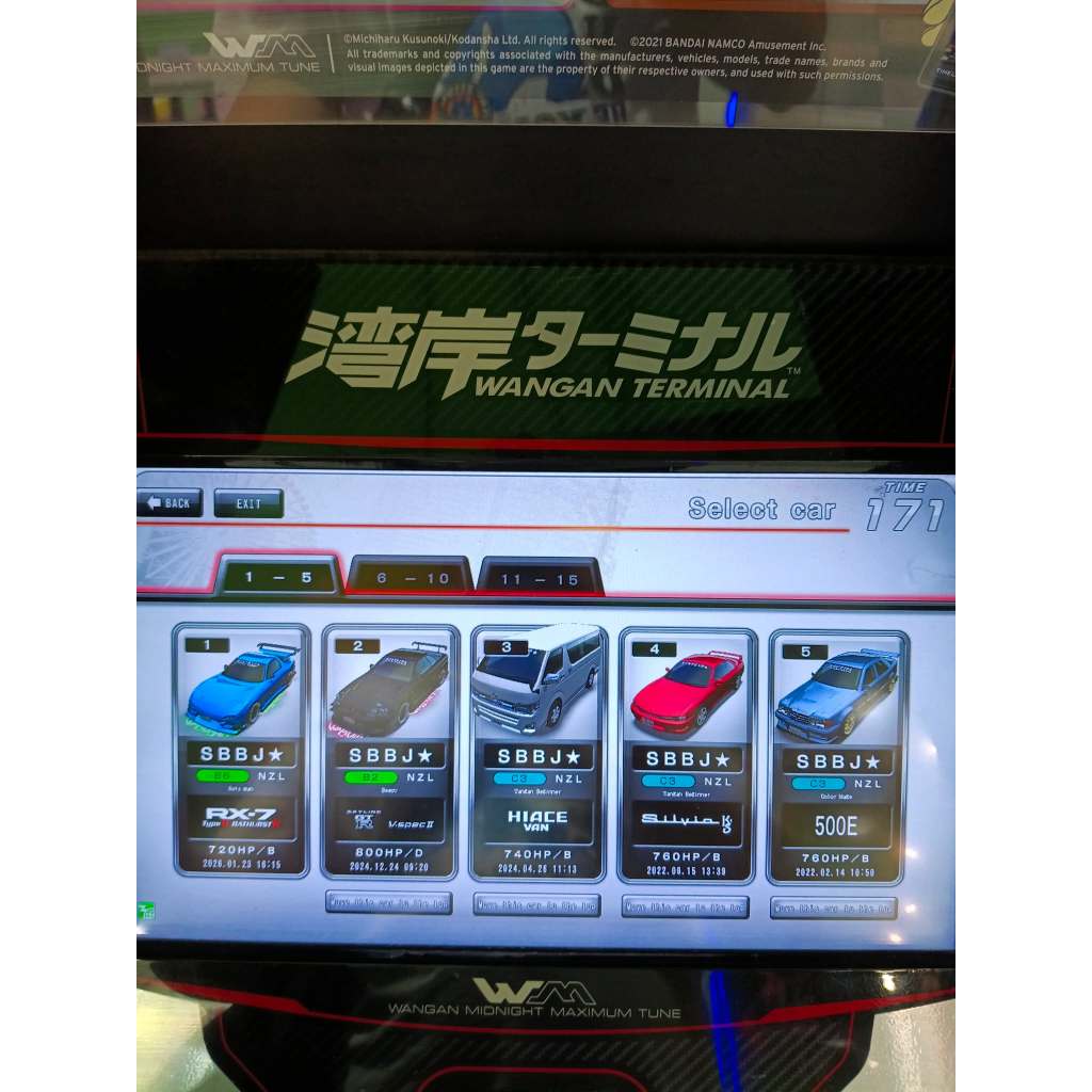 B15- Wangan Midnight 6RR Car Data- (Rx7-R34/Hiace) รวมข้อมูลเต็ม+ใช้การ์ด Bananapassport x1
