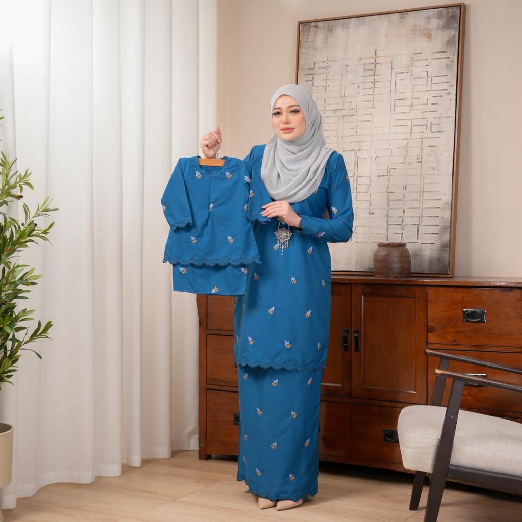 NADEEYA KIDS EMBROIDERED KURUNG RAYA CLOTHES