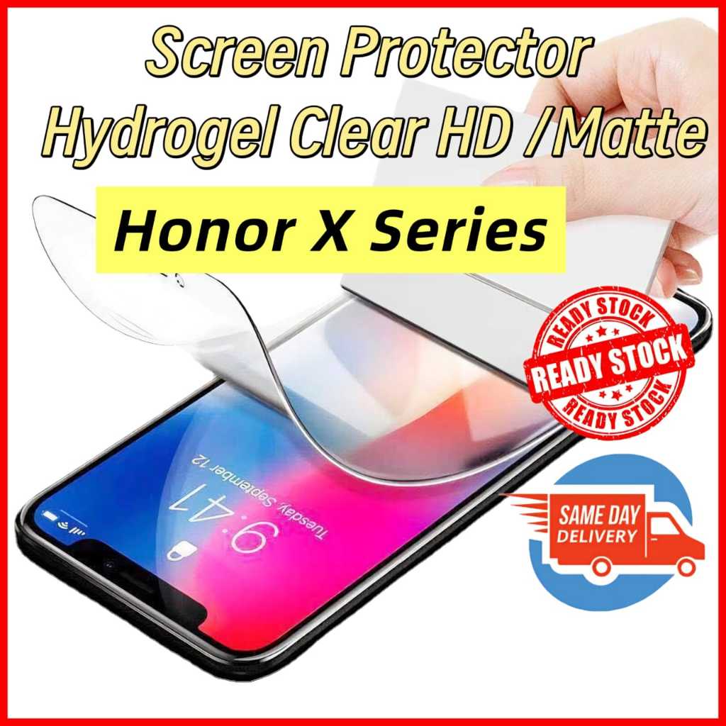 ฟิล์มกันรอยหน้าจอ Hydrogel Tpu ฟิล์ม HONOR Clear HD Matte X9D/X7D/X9C/X9C SMART/X7C/X6C/X9B/X8B/X7B/