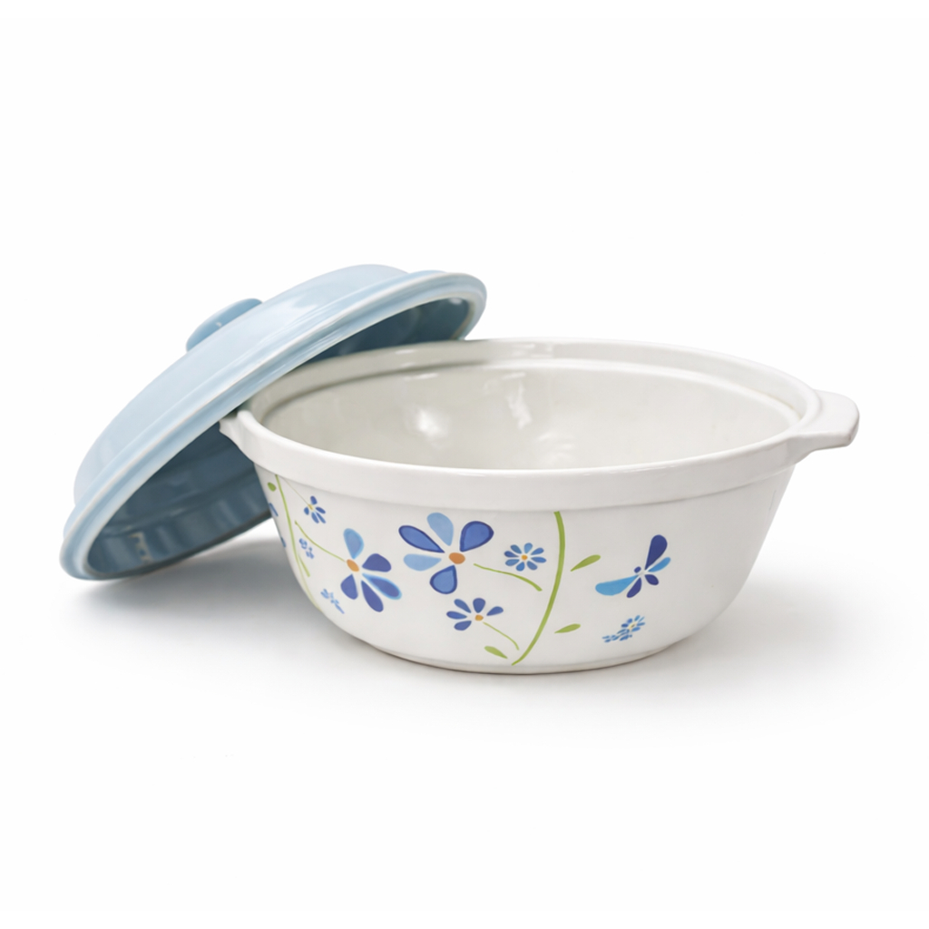 CLAYTAN ROUND CASSEROLE WITH LID 4L (30CM)