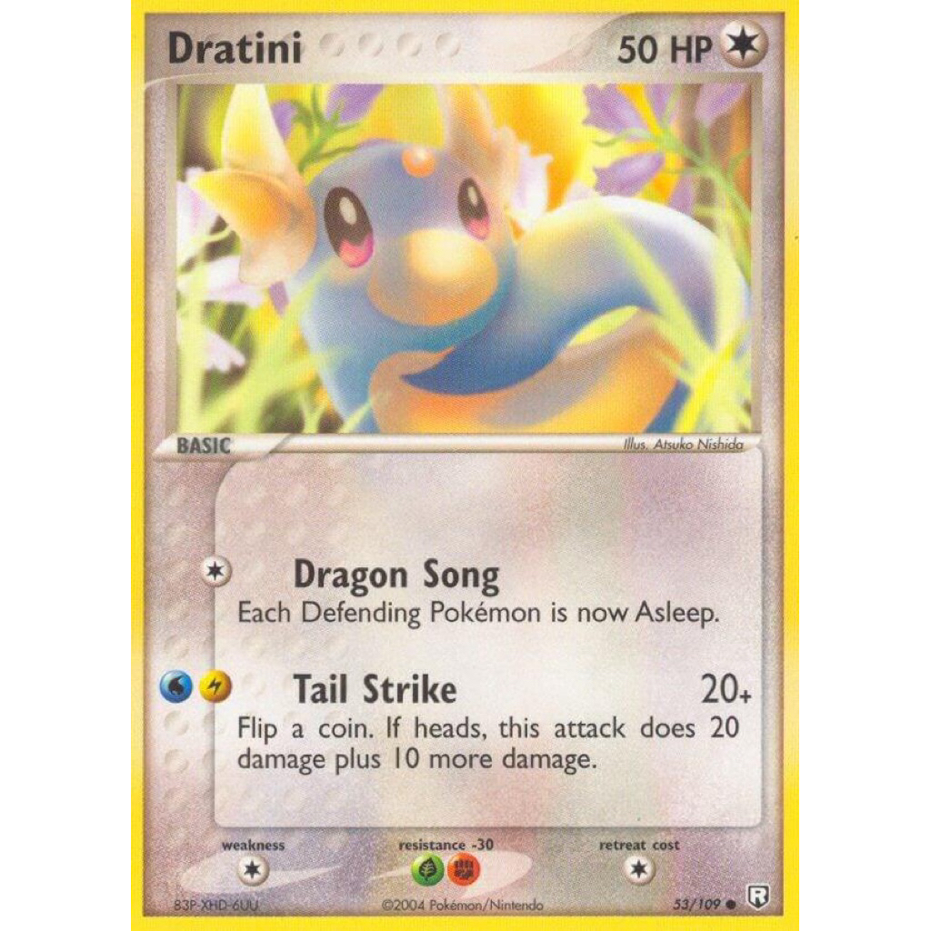 POKEMON TCG ENGLISH DRATINI EX TEAM ROCKET RETURNS COMMON 53/109 NM