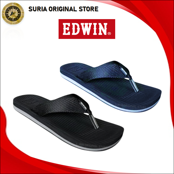 EDWIN Men Simple Comfort Sandals E10770 รองเท้าแตะ Edwin Lelaki Raya 10770