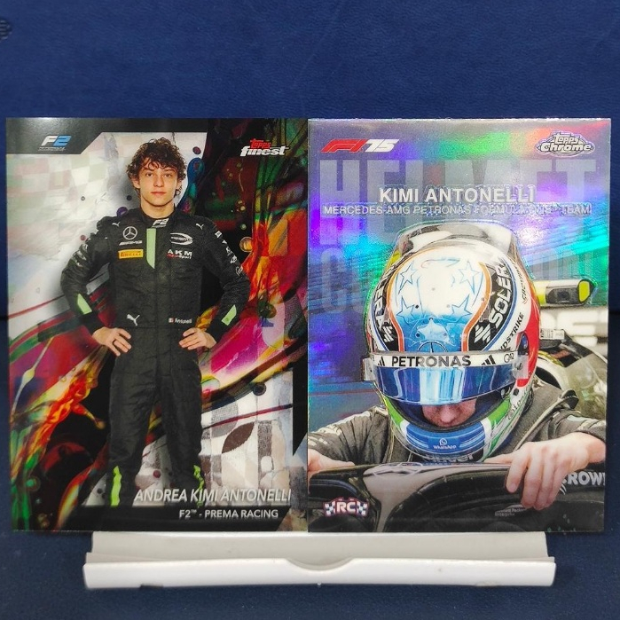 Topps F1 Chrome 2025 - หมวกกันน็อค Kimi Antonelli พร้อมทั่วไปปี 2024