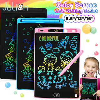Handwriting LCD Writing Tablet 8.5/12/16 Inch Colorful Kids Drawing Board Papan Lukisan Grafiti