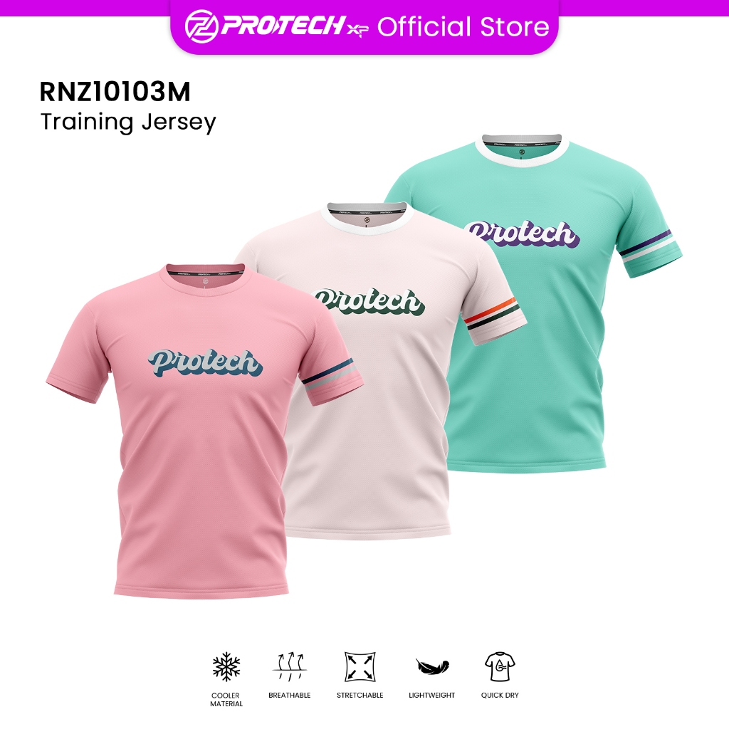 PROTECH เสื้อเทรนนิ่ง Badminton Dry Fit - RNZ10103M