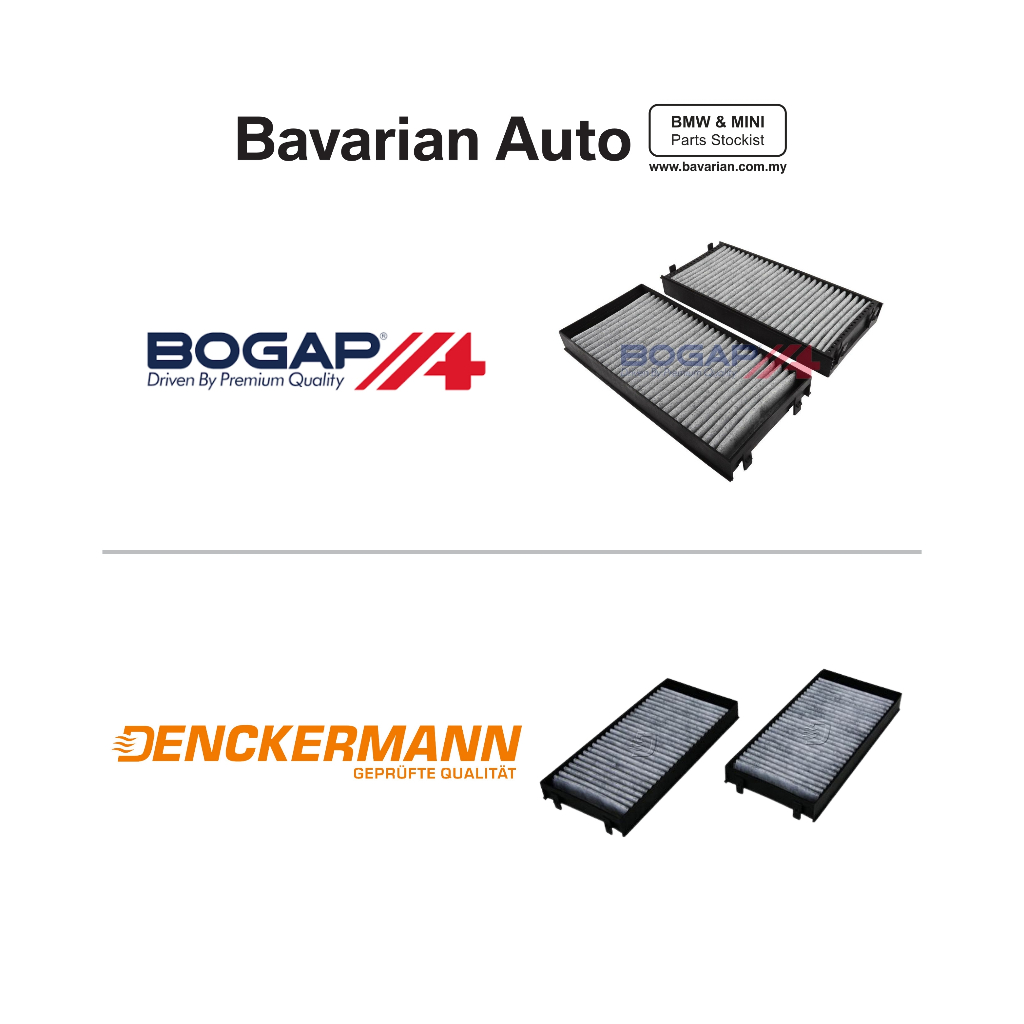 BOGAP / Denckermann Microfilter/Carbon Canister Set BMW E70/E71/F15/F16 64119248294