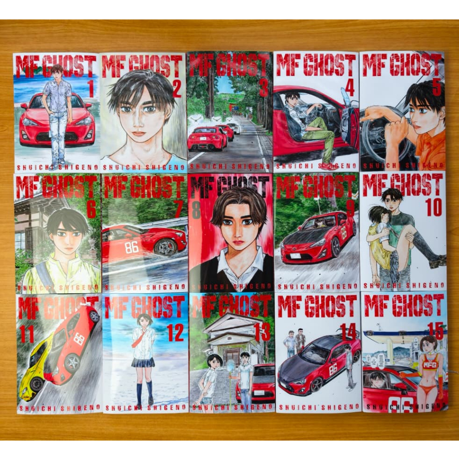 MF Ghost เล่ม 1-15 มังงะ (ฉบับภาษาอังกฤษ)