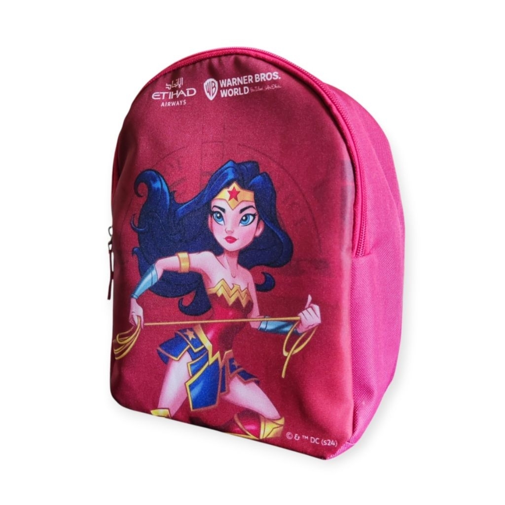 Etihad Airways x Warner Bros World DC Wonder Woman กระเป๋าเป้สะพายหลังสําหรับเด็กวัยหัดเดิน