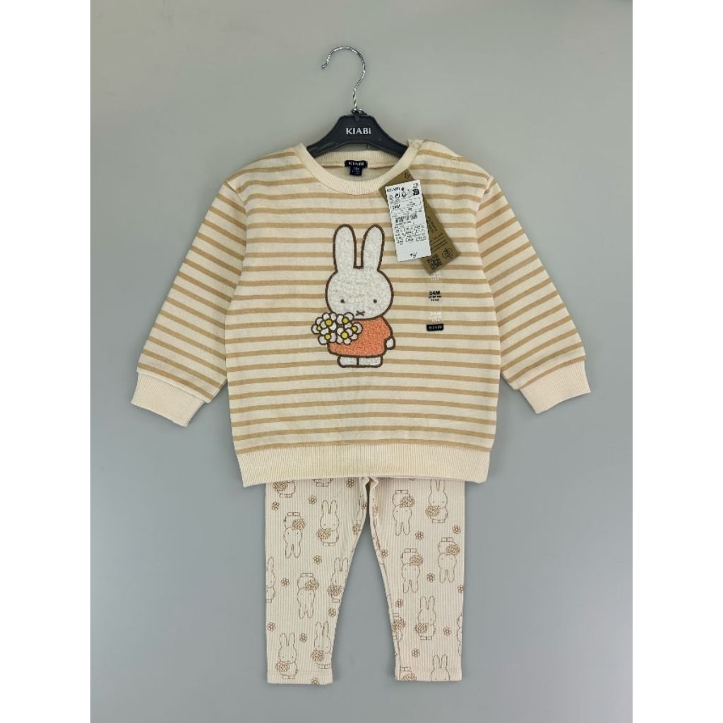 เด็กทารก Kiabi ชุด Miffy เสื้อแขนยาว Legging