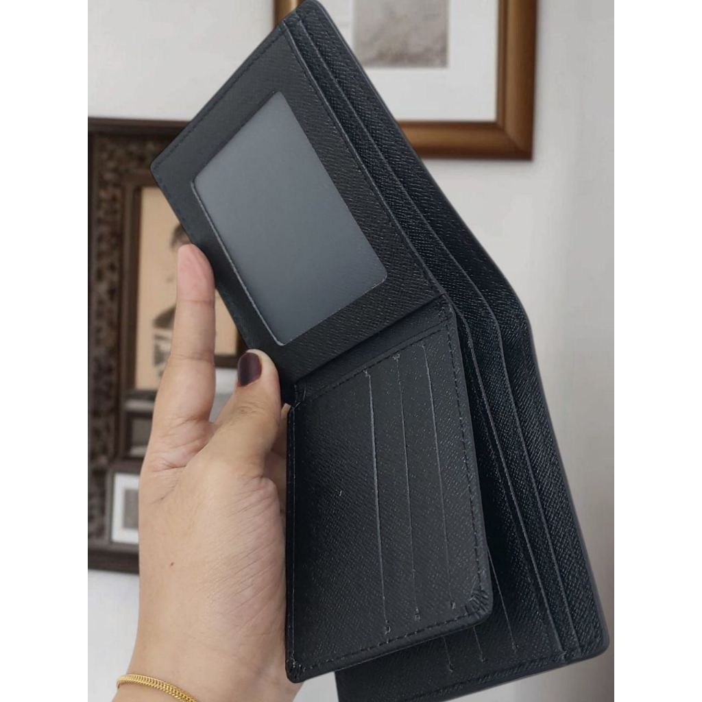 Men Premium Short Wallet Classic Pattern Leather Wallet Slim Bifold Wallet For Men