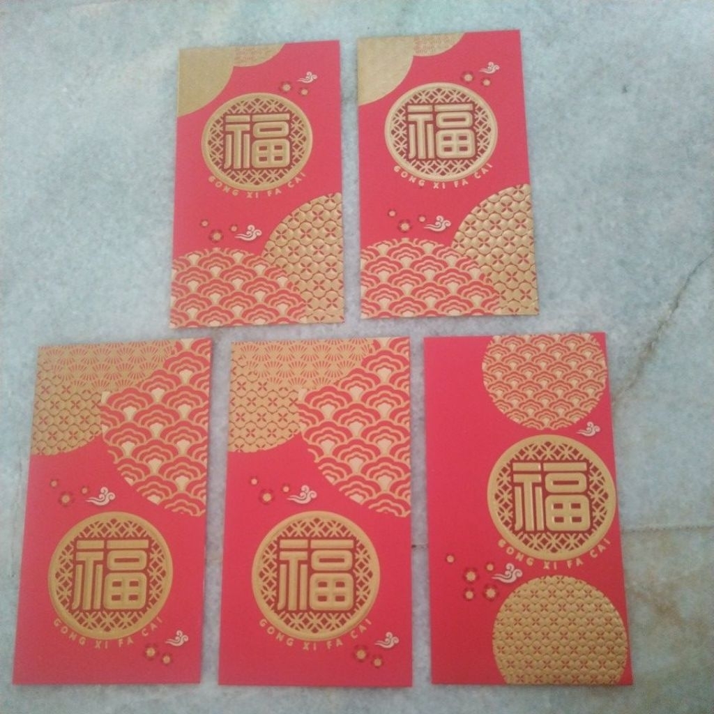 Billion Ang pow ซองแดง 5 ชิ้น 3 ดีไซน์