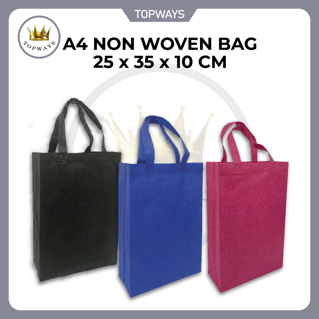 A4 Nonทอ Bag , A4 Shopping Bag, Tote Bag/ETA4