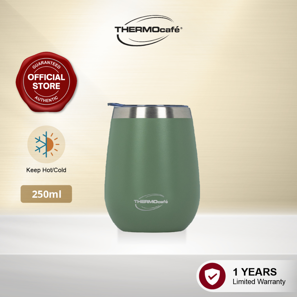 THERMOcafé แก้วน้ําฉนวนสุญญากาศขนาด 250 มล. [TCT-250PS]