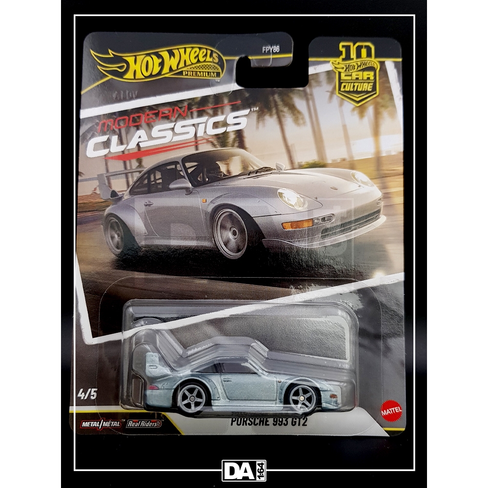 HOT WHEELS Modern Classic - Porsche 993 GT2 พร้อมตัวป้องกัน