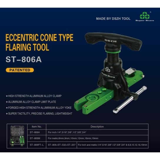 SUPER STARS FLARING TOOL ST-806A (1/4" - 3/4" )
