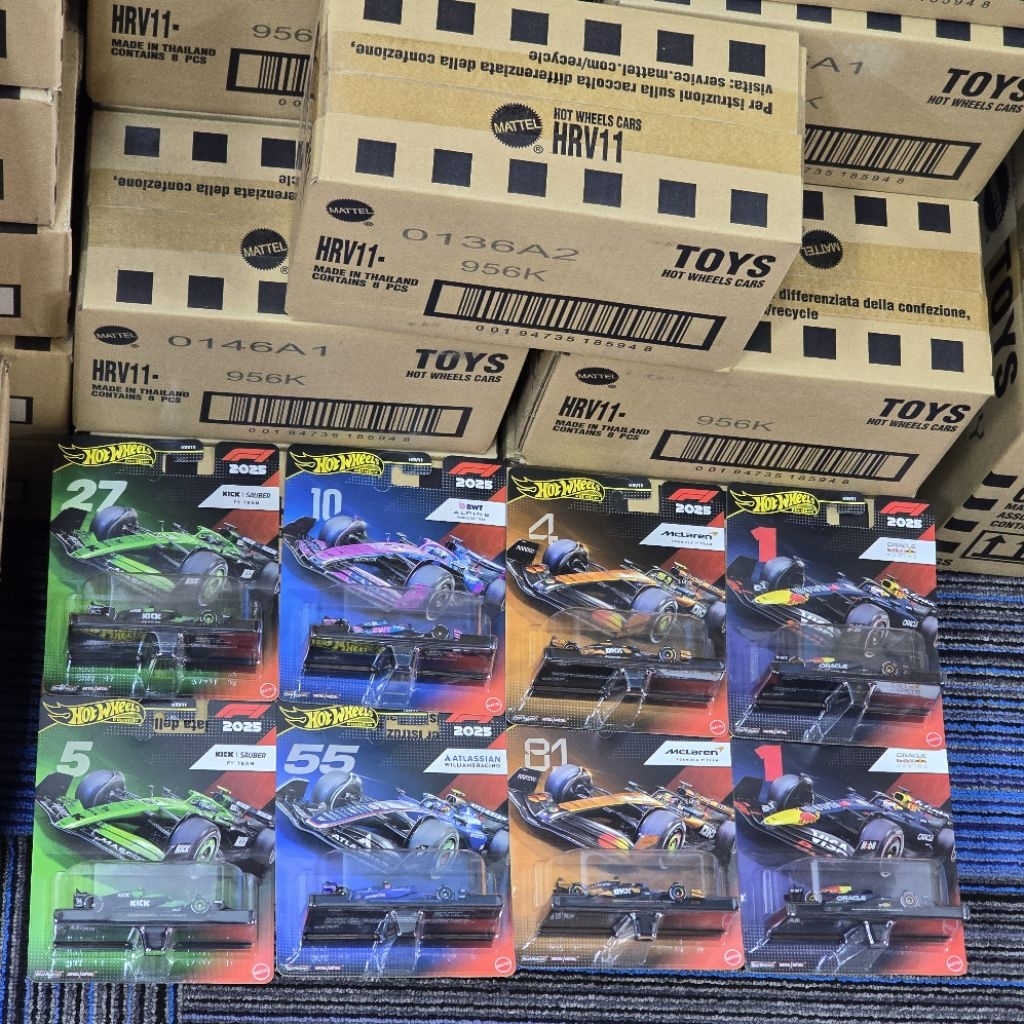 ล้อร้อนสูตร ONE F1 PREMIUM 2025 MCLAREN KICK SAUBER WILLIAMS RACING ORACLE REDBULL ALPINE