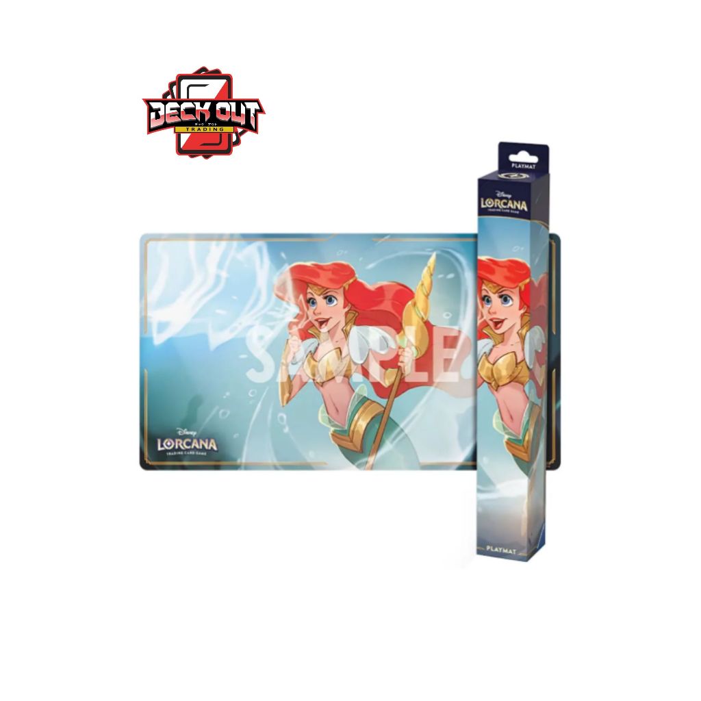 Playmat - Ariel Sonic Warrior Winterspell (ชุดที่ 11) Disney Loracana TCG