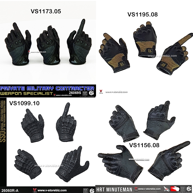 Easy&Simple US Army Gloved Hands 1/6 Scale Action Figure