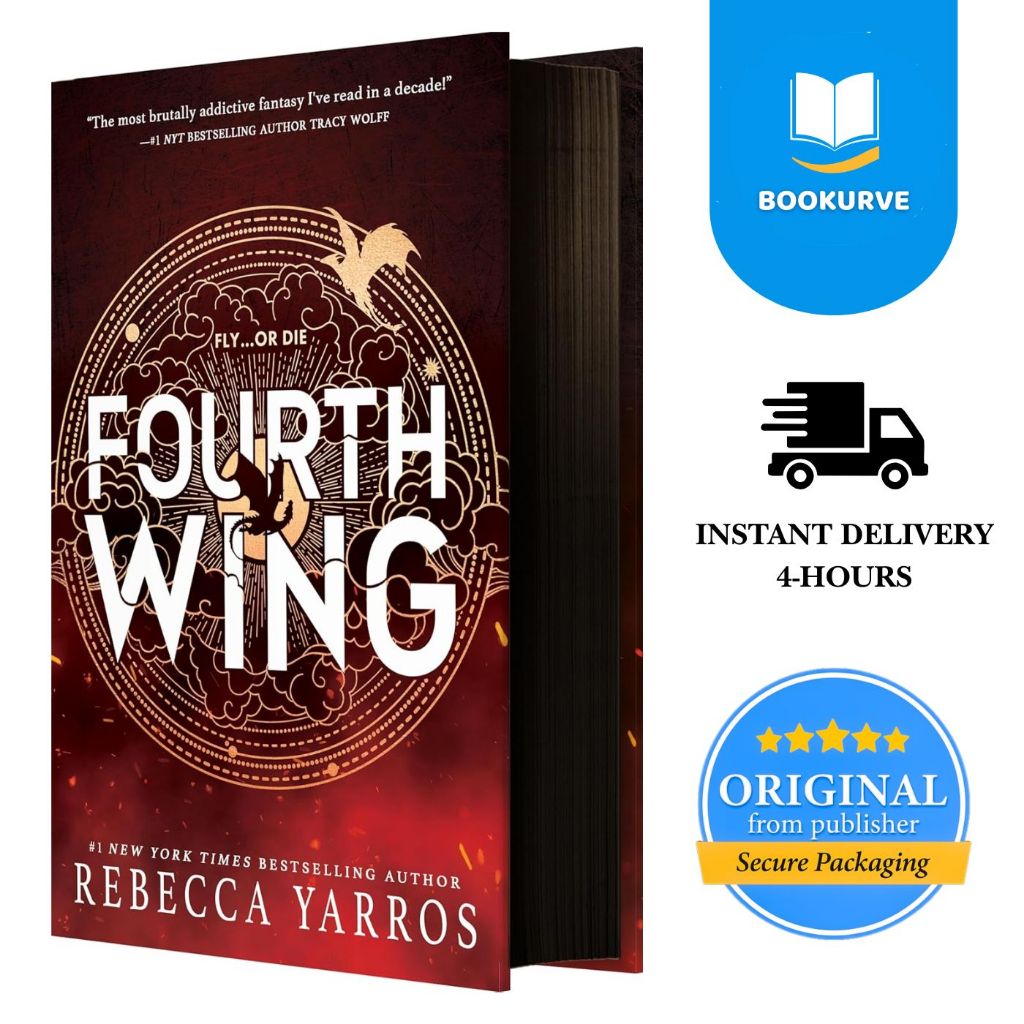 Fourth Wing : Special Edition โดย Rebecca Yarros US Fantasy นวนิยายภาษาอังกฤษ 9781649376169