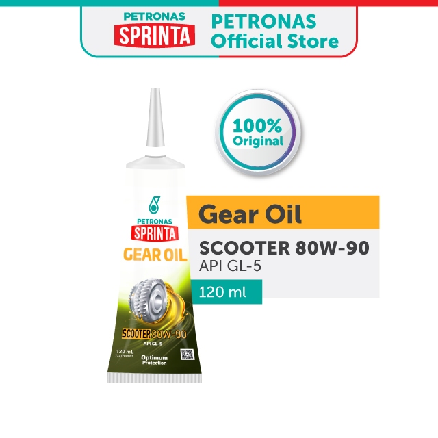 PETRONAS Sprinta Gear Oil 80W-90 (0.12L) น้ํามันเกียร์มอเตอร์ไซค์ / Minyak Gear Motosikal