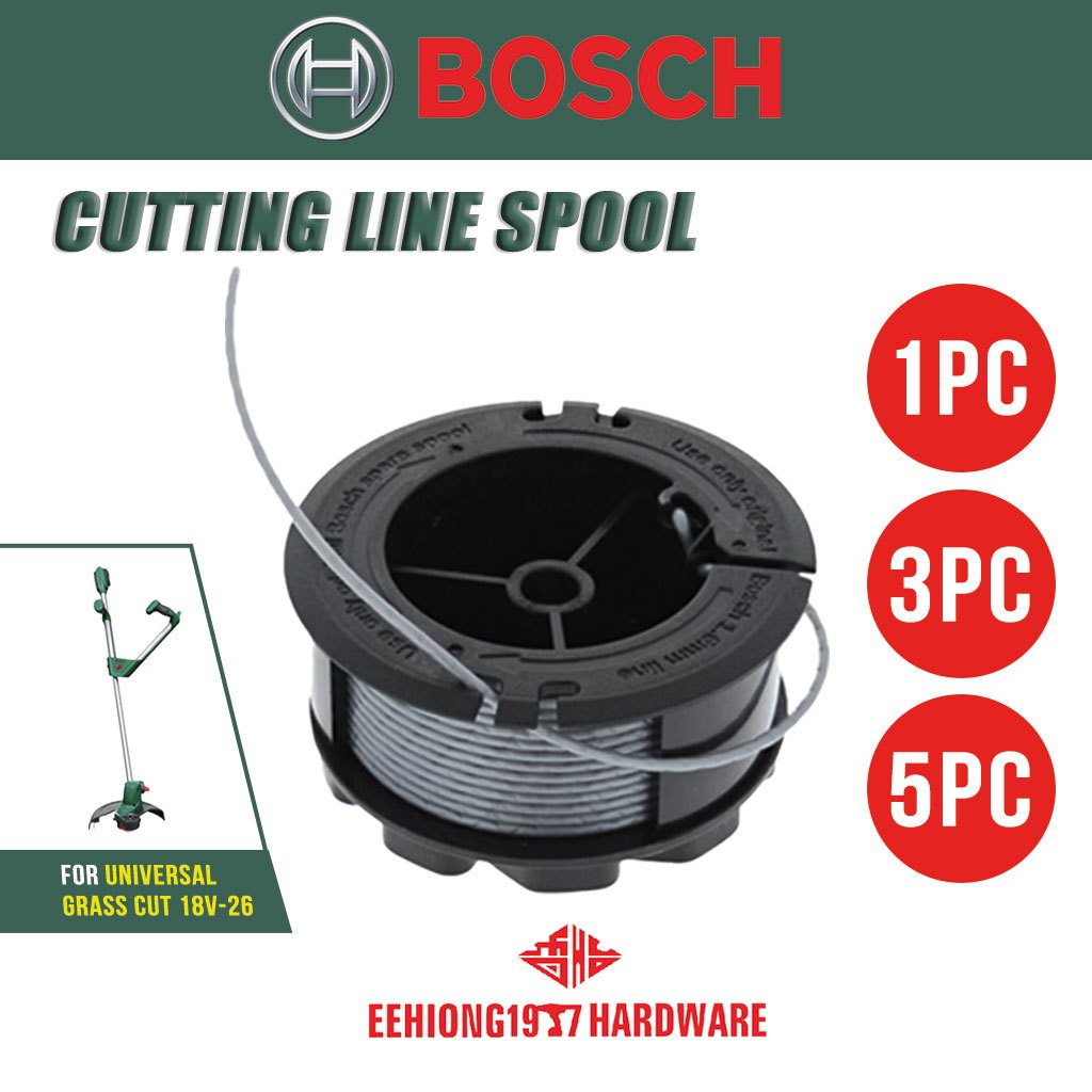 BOSCH ตัดสาย Spool เครื่องตัดหญ้า Spools และเส้นสําหรับ UniversalGrass Cut 18V-26 Universal Grass Cu