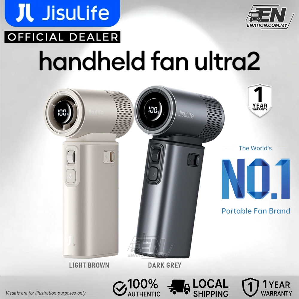 พัดลมมือถือ Jisulife Ultra2 /Ultra1 9000mAh | Kipas Tangan Mudah Alih | 手办风 露 อุปกรณ์ที่จําเป็นสําหร