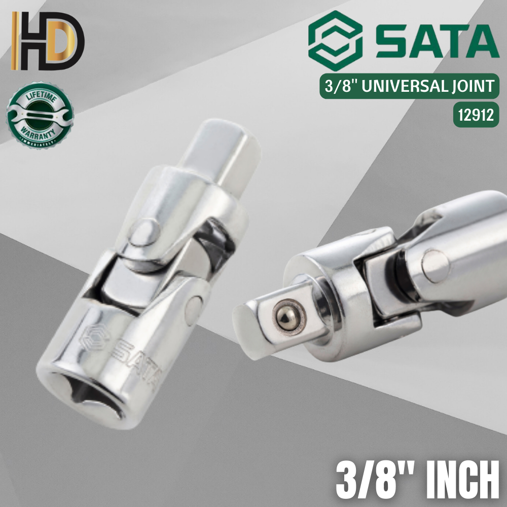 SATA Universal Joint / Universal Slip Joint / 3/8" - 3/8" Joint / รับประกันตลอดอายุการใช้งาน / 12912