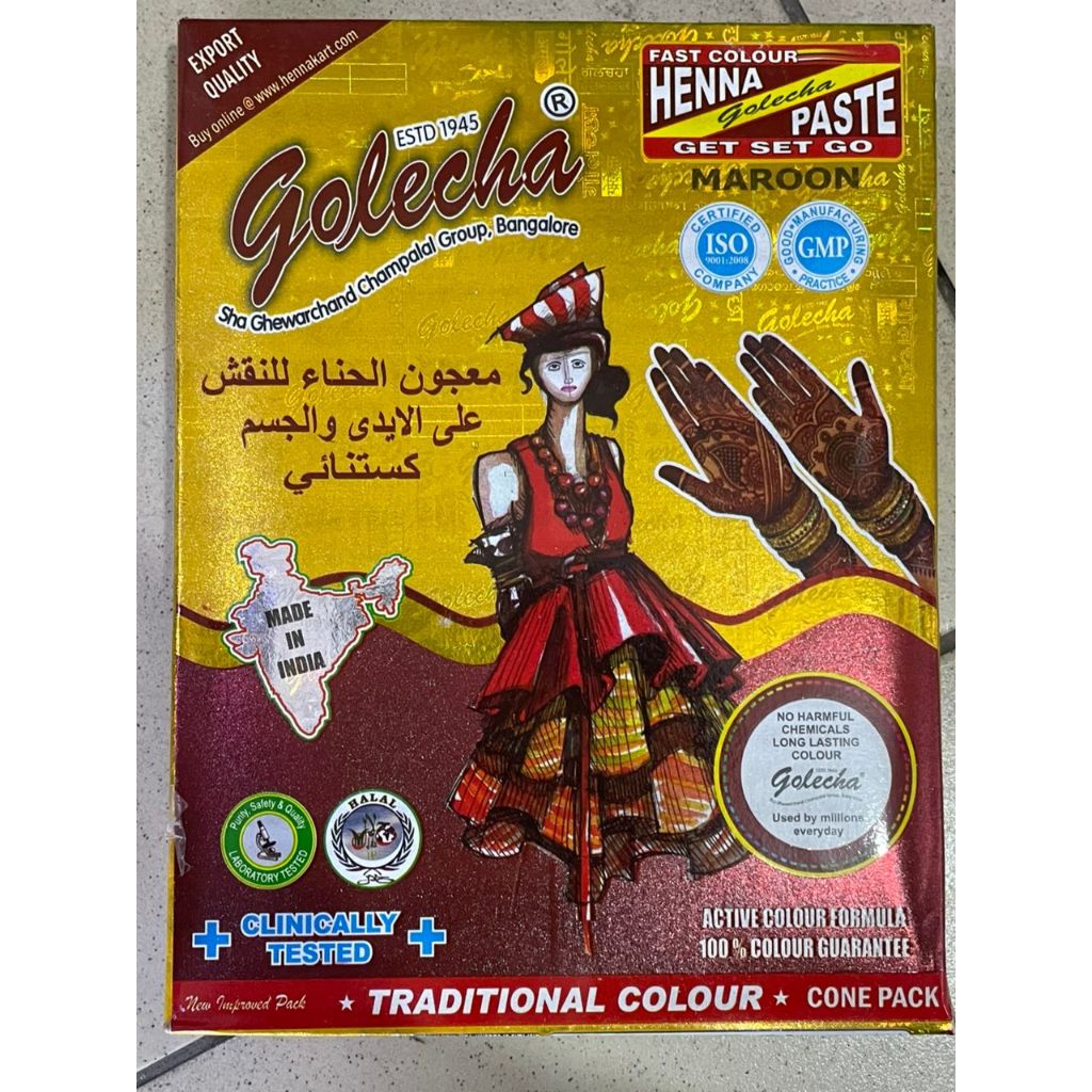 GOLECHA HENNA (MAGIC HENNA PASTE) 12PSC