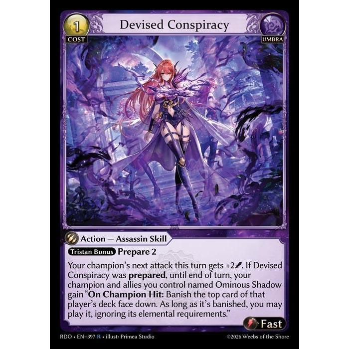 💥 Grand Archive TCG | Devised Cos Inspiracy (R) | EN-397 การ์ดเดี่ยว RDO
