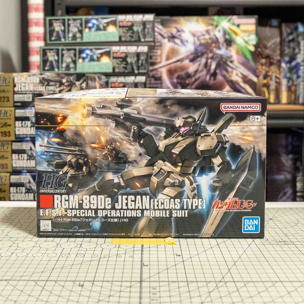 HGUC 1/144 RGM-89De JEGAN (ECOAS TYPE) ชุดโมเดล