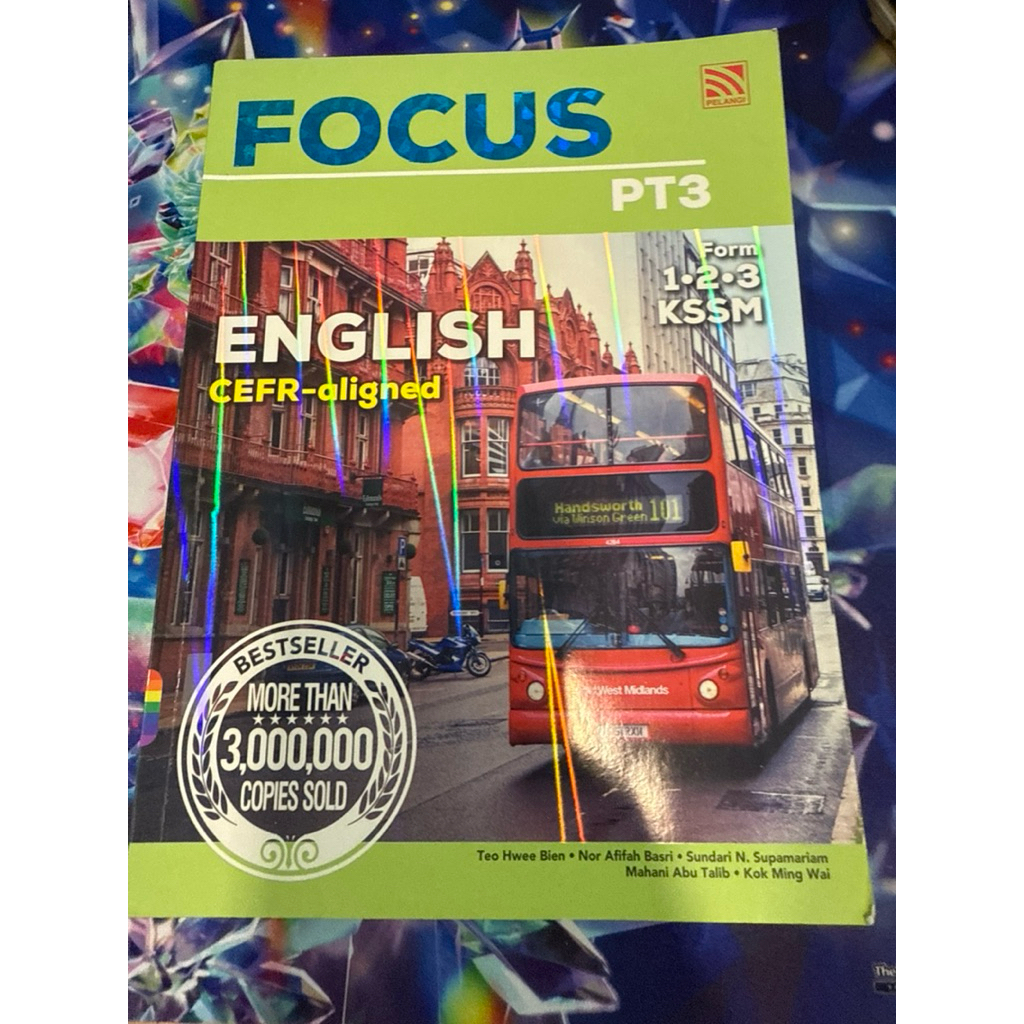 หนังสือก่อนรัก ️‍ Pelangi English CEFR PT3